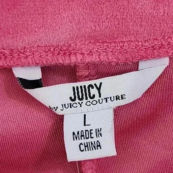 NWT Juicy Couture Velvet Women's Pants L Pink - Picture 5 of 8